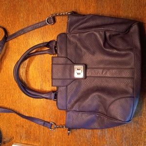 Sofia Vergara Purple Sexy Large Shoulder Tote Bag